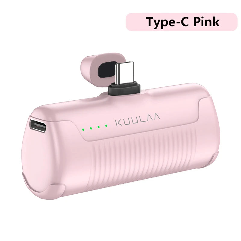 Mini Power Bank – Batterie Externe Portable pour iPhone, Samsung & Xiaomi