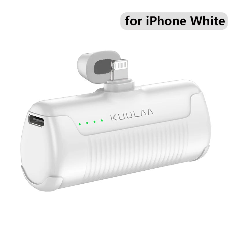 Mini Power Bank – Batterie Externe Portable pour iPhone, Samsung & Xiaomi