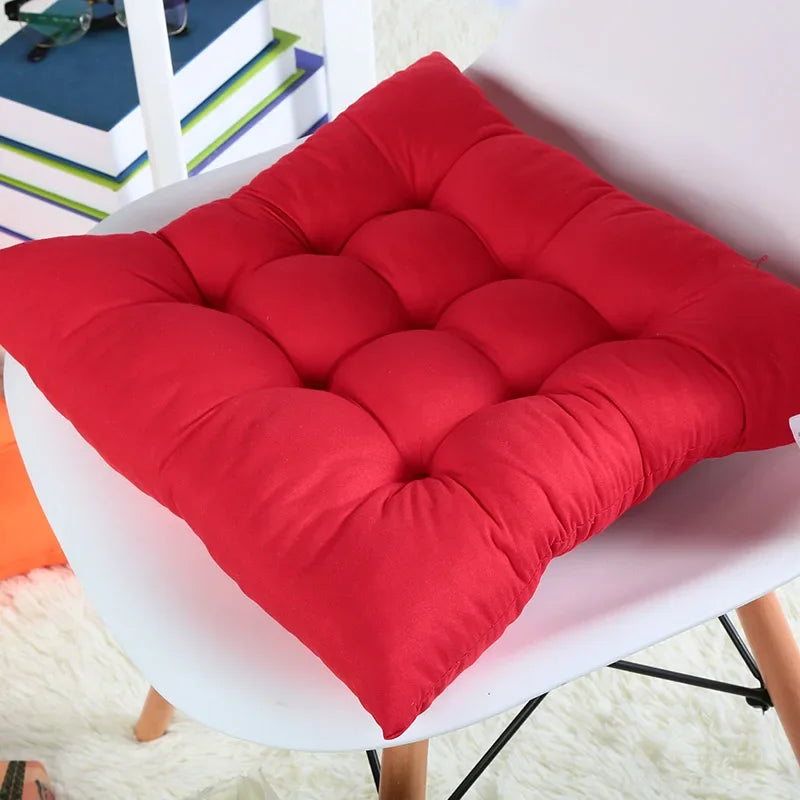 Thick and Colorful Seat Cushion β Comfort and Style