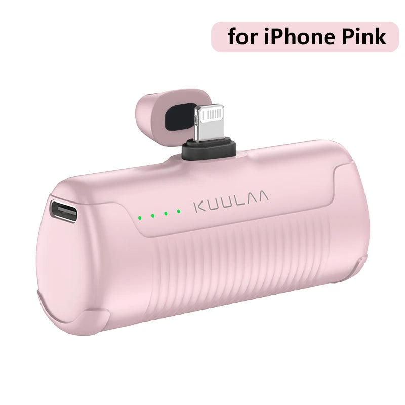 Mini Power Bank – Batterie Externe Portable pour iPhone, Samsung & Xiaomi