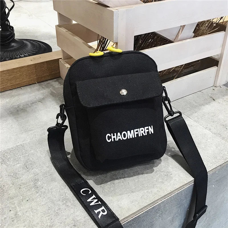 Petit Sac en Toile pour Femme – Bandoulière à Téléphone