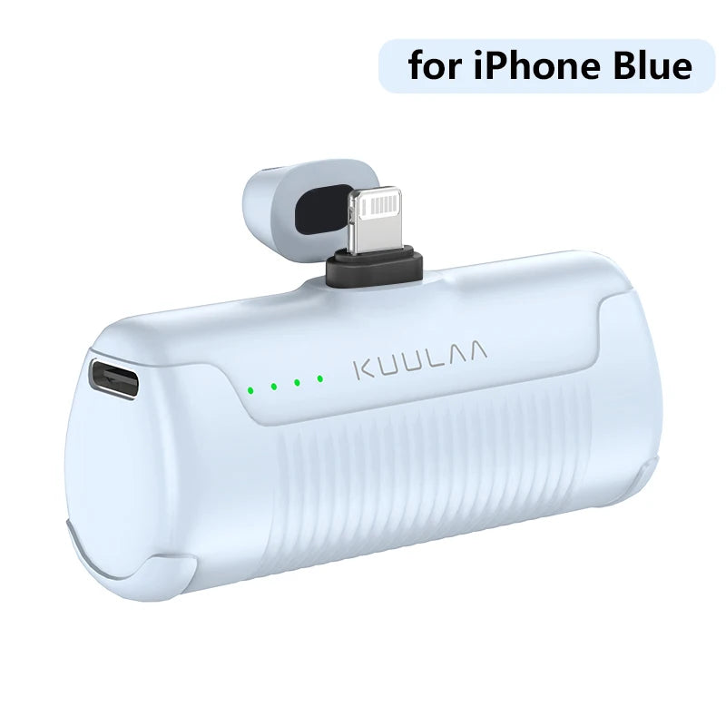 Mini Power Bank – Batterie Externe Portable pour iPhone, Samsung & Xiaomi