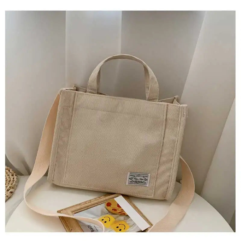 Corduroy Crossbody Bag β Casual Elegance
