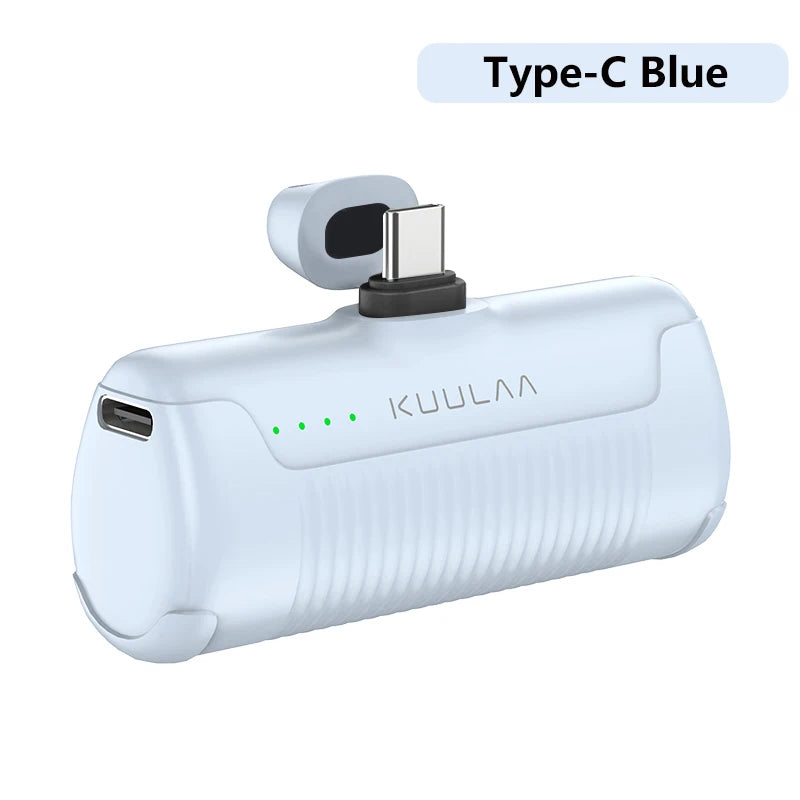 Mini Power Bank – Batterie Externe Portable pour iPhone, Samsung & Xiaomi