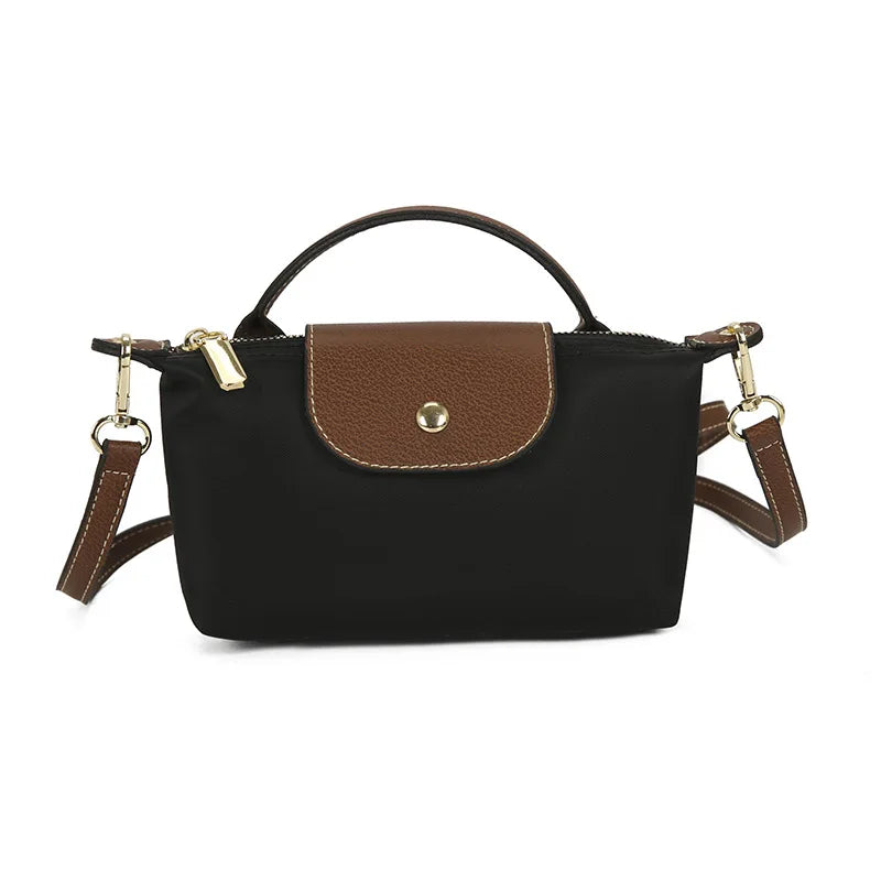 Mini Retro Nylon Handbag – Elegance & Versatility