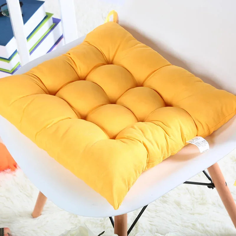 Thick and Colorful Seat Cushion β Comfort and Style