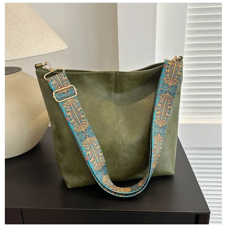 Sac Seau Vintage en Similicuir – Élégance & Intemporalité