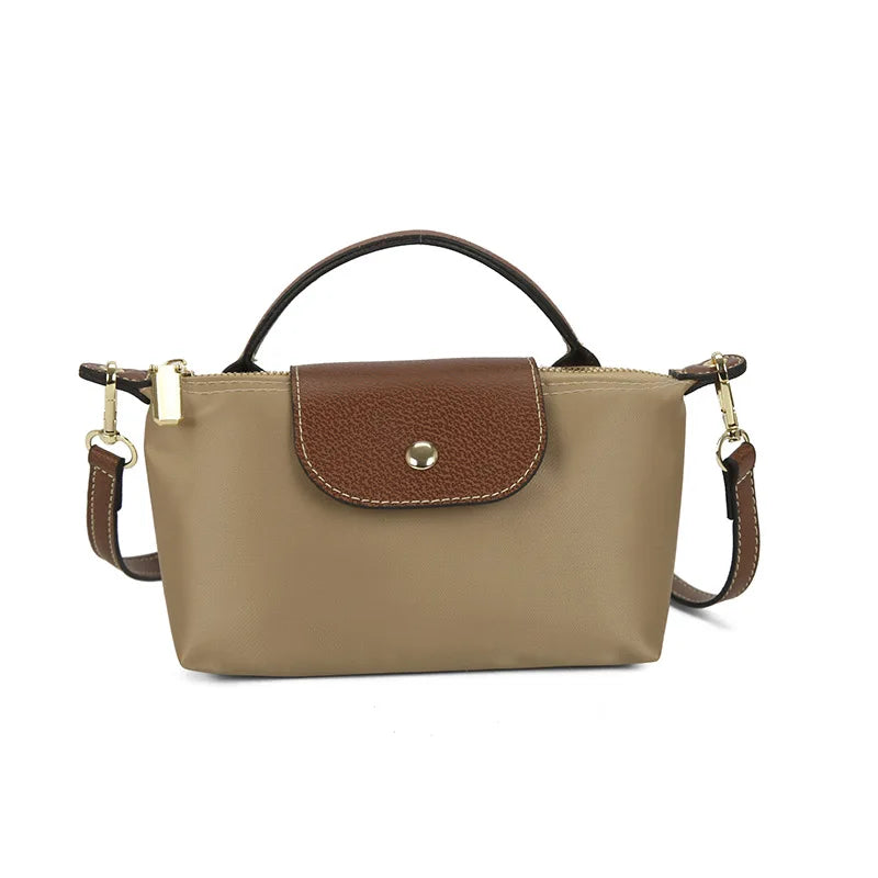 Mini Retro Nylon Handbag – Elegance & Versatility