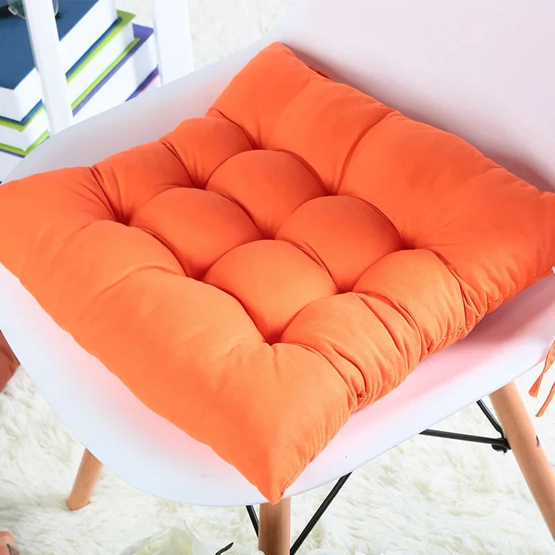 Thick and Colorful Seat Cushion β Comfort and Style