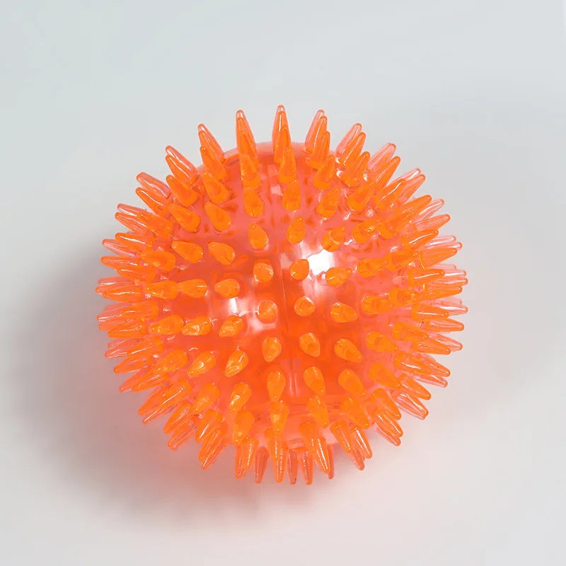 Squeaky Dog & Cat Toy - Spiked Ball with Squeaker