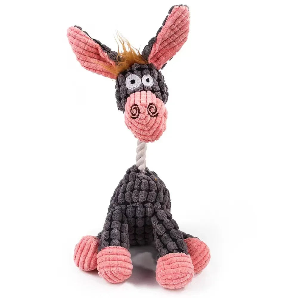 Plush Dog Toy – Durable & Sound