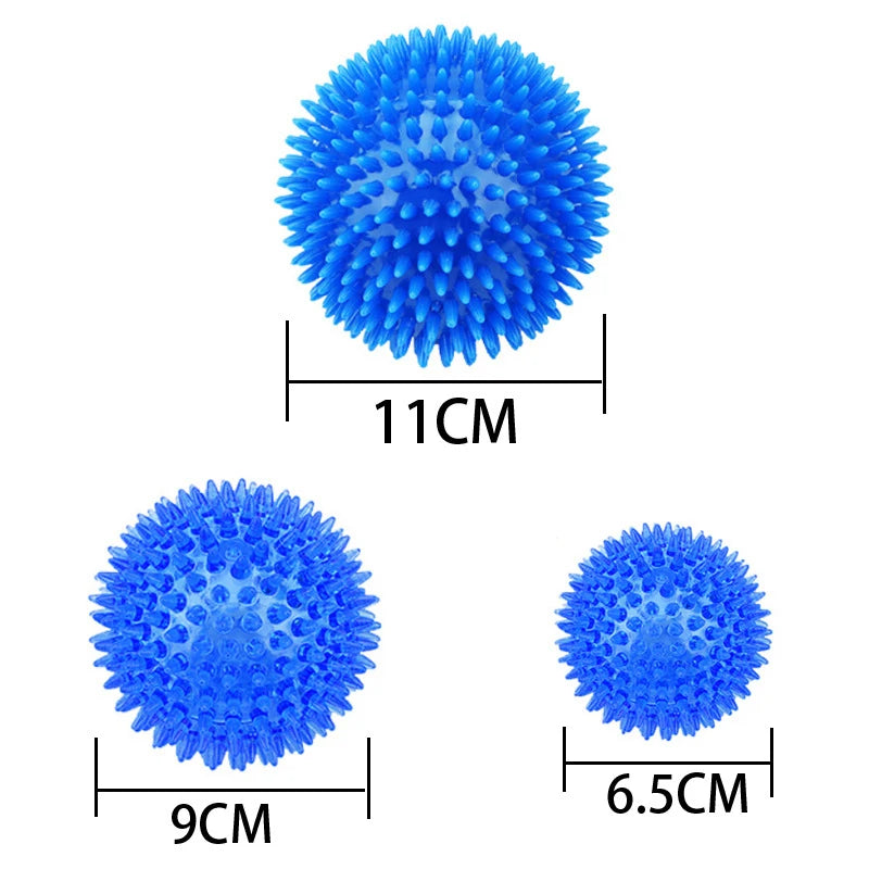 Squeaky Dog & Cat Toy - Spiked Ball with Squeaker