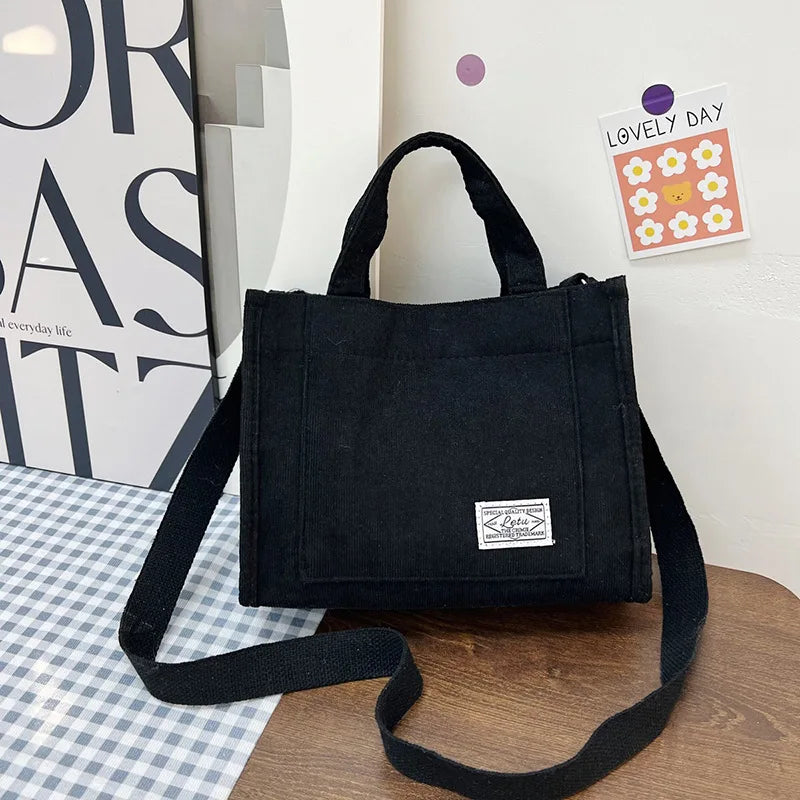Corduroy Crossbody Bag β Casual Elegance