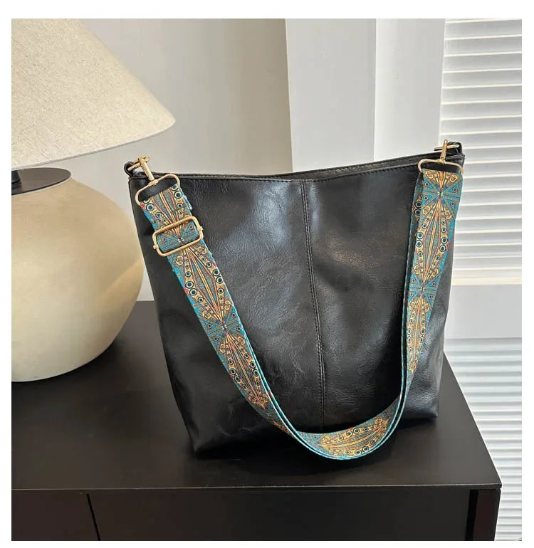 Sac Seau Vintage en Similicuir – Élégance & Intemporalité
