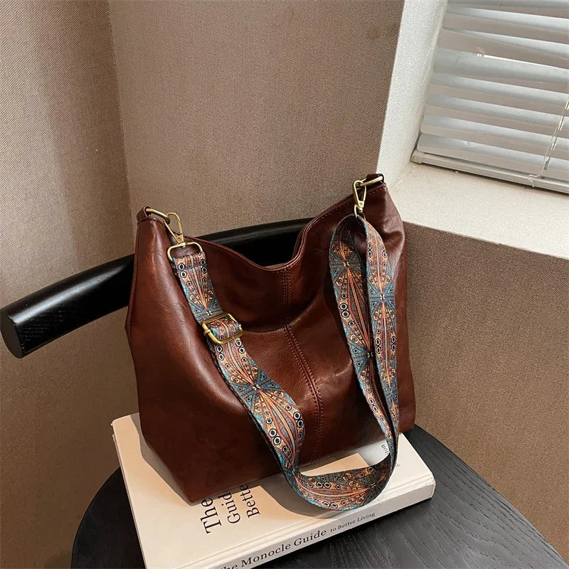 Sac Seau Vintage en Similicuir – Élégance & Intemporalité