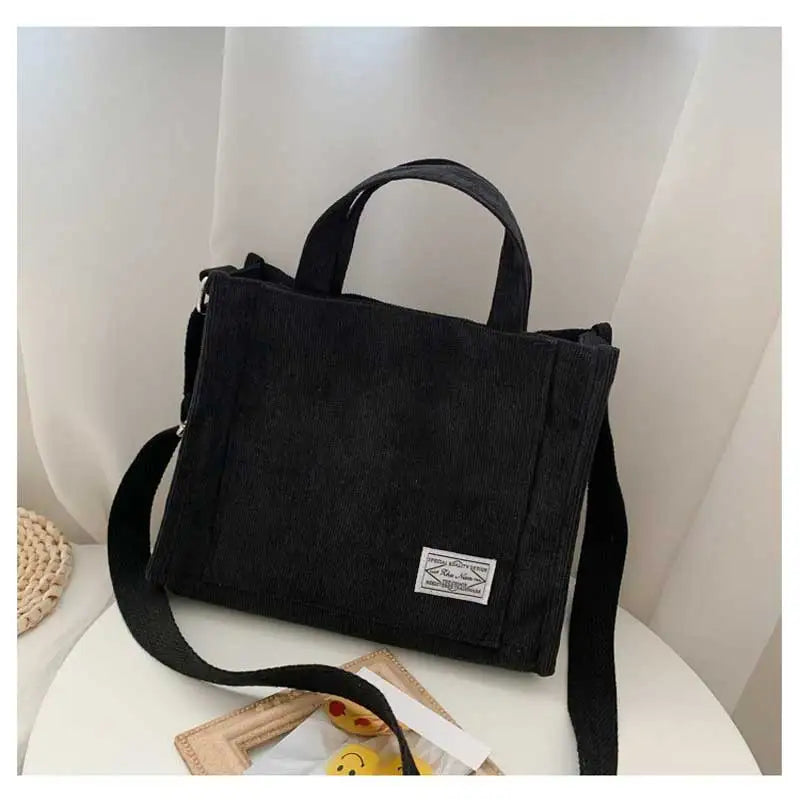 Corduroy Crossbody Bag β Casual Elegance