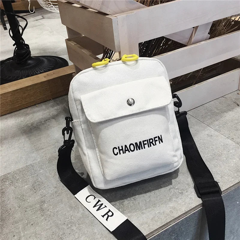 Petit Sac en Toile pour Femme – Bandoulière à Téléphone