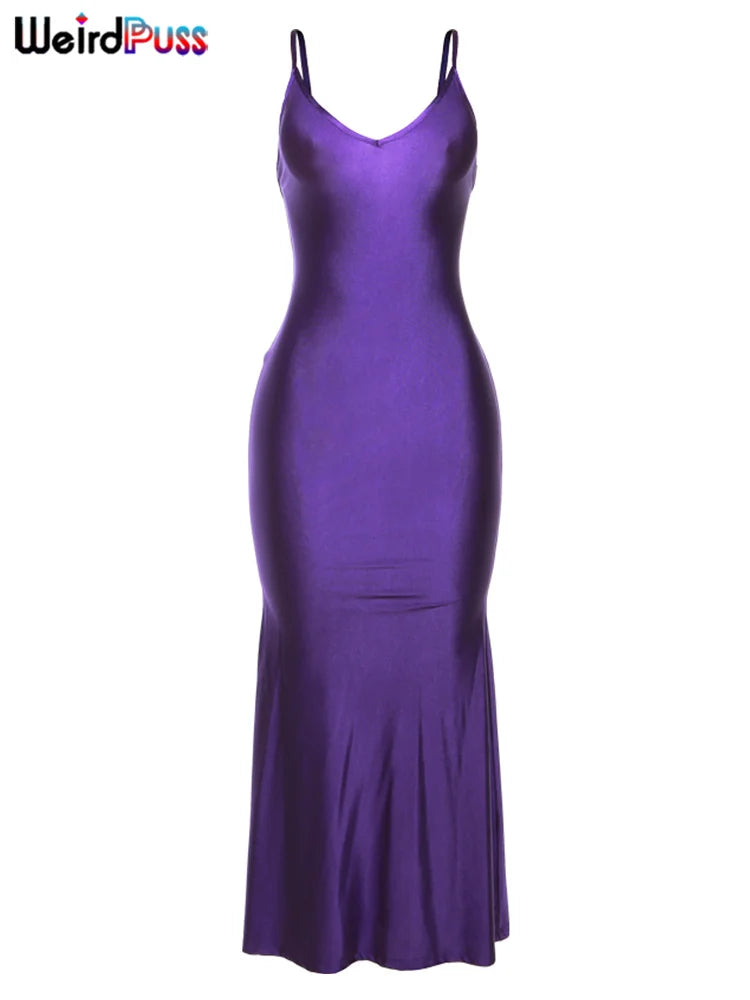 Glamour & Seduction - Elegant Backless Long Dress