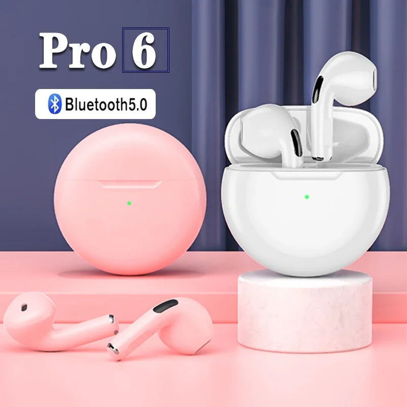 Air Pro 6 Wireless Bluetooth Headphones