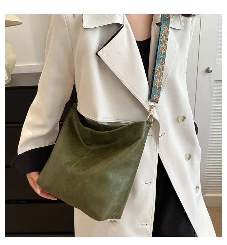 Sac Seau Vintage en Similicuir – Élégance & Intemporalité