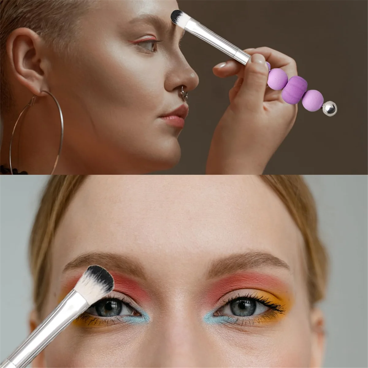Pinceaux de Maquillage Personnalisables avec Perles – Kit Créatif