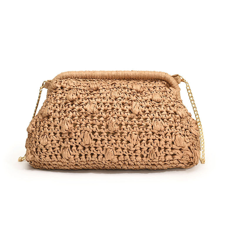 Sac de Plage en Osier Tressé