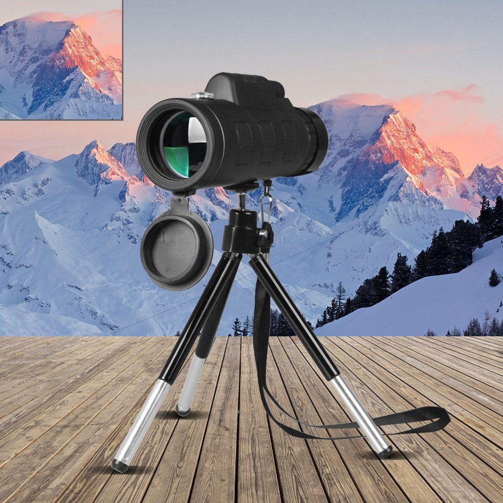 Monoculaire Télescopique Zoom avec Boussole – Clip pour Téléphone