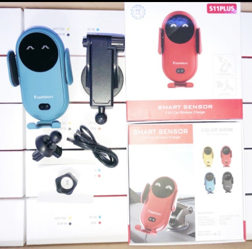 Chargeur Sans Fil Voiture – Support Téléphone Automatique