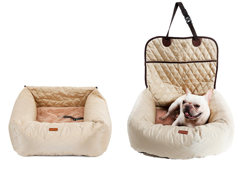 Matelas de Voiture 2 en 1 – Confort & Sécurité pour Chiens
