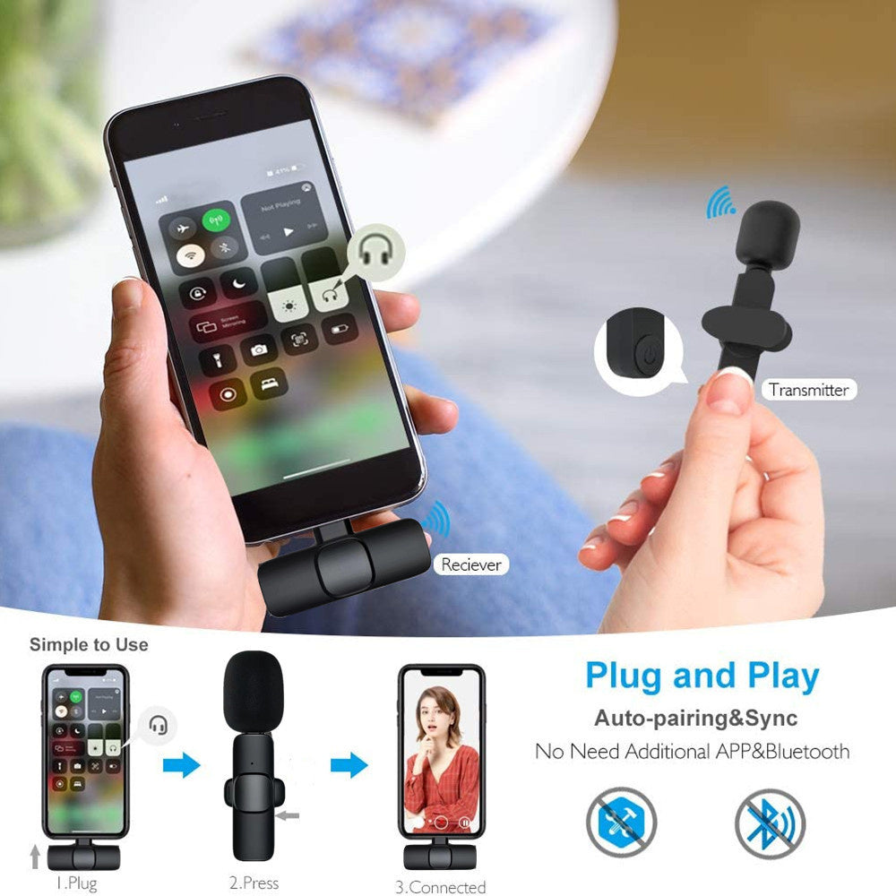Microphone Lavalier Sans Fil – Son Professionnel