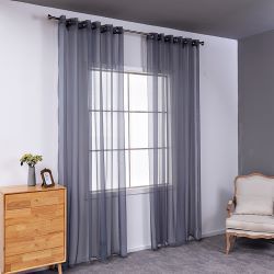 Rideau Moderne en Coton et Lin