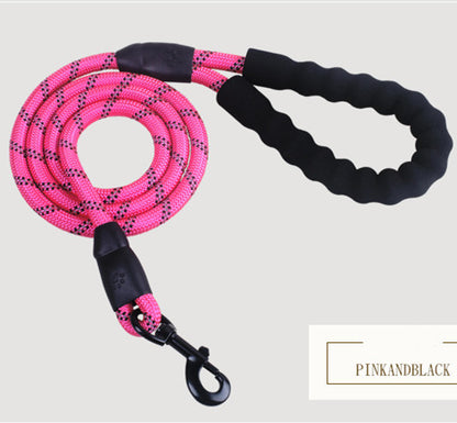 Laisse Réfléchissante en Nylon – Sécurité & Confort pour Chiens
