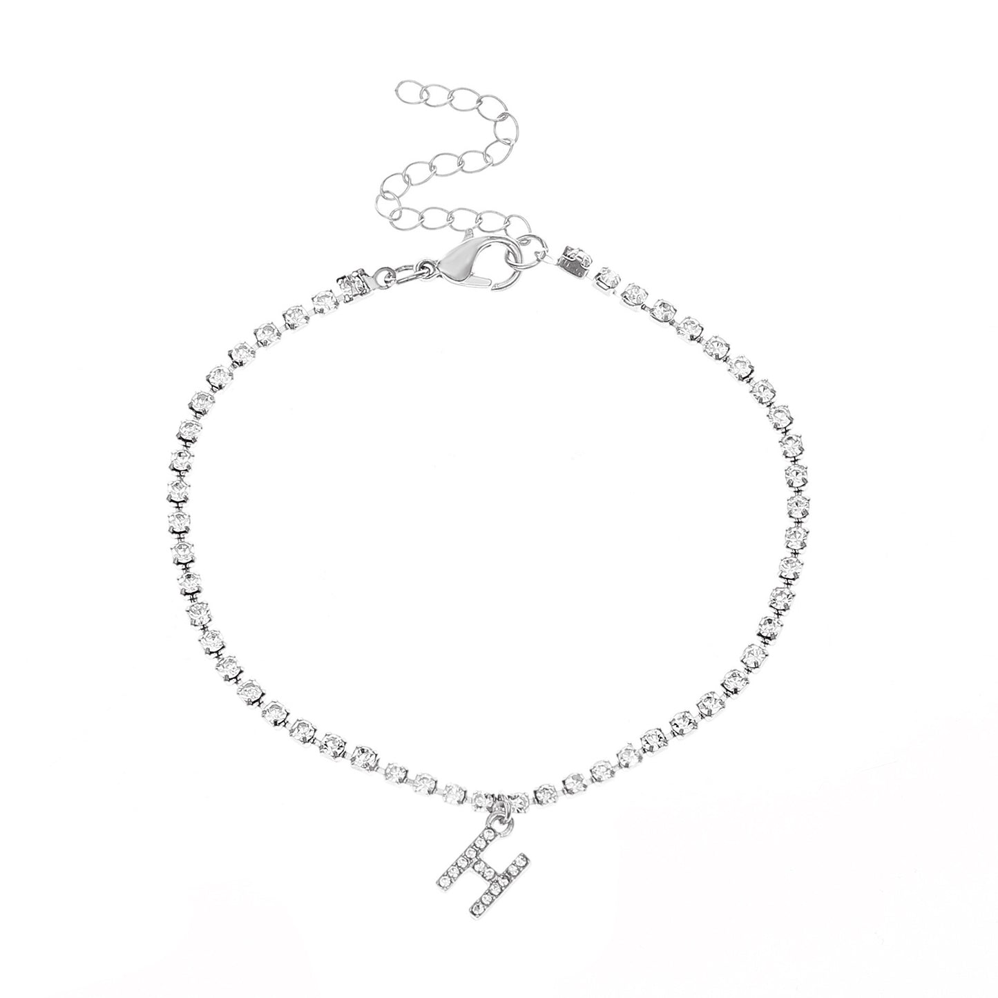 Hip-Hop Letter Anklet - Jewelry