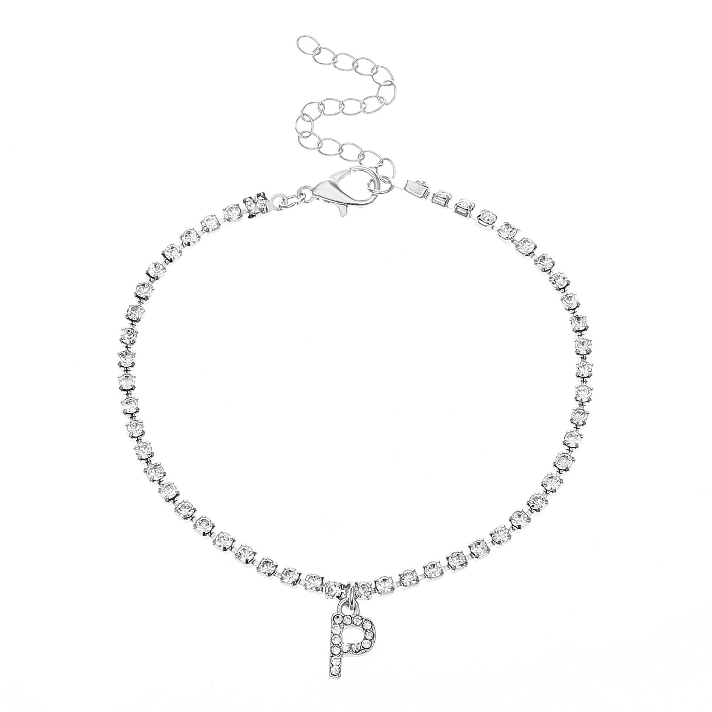 Hip-Hop Letter Anklet - Jewelry