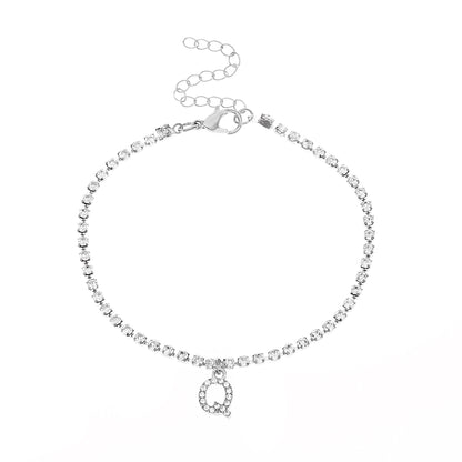 Hip-Hop Letter Anklet - Jewelry