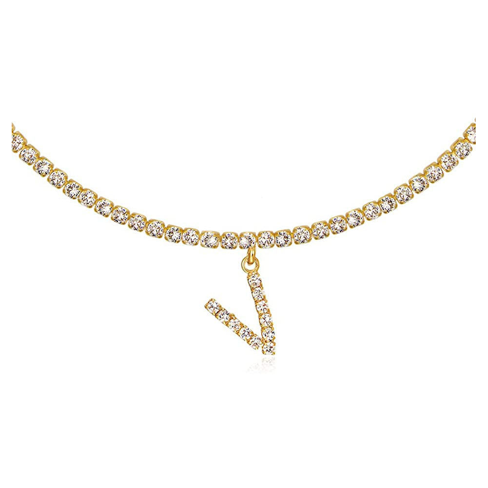 Collier Lettres en Diamant
