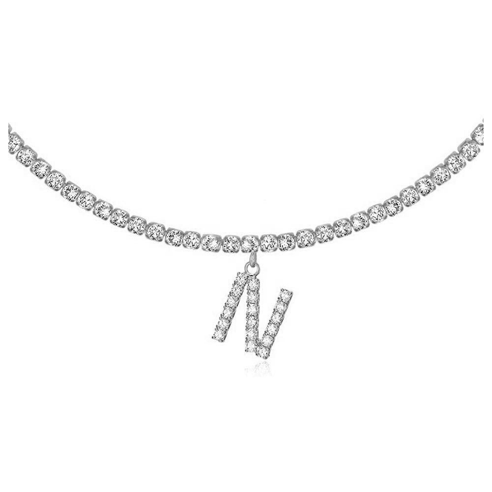 Collier Lettres en Diamant