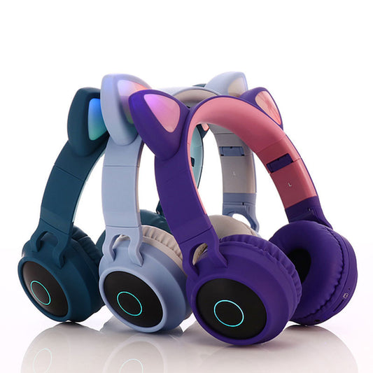 Kawaii Bluetooth 5.0 Headphones – Wireless Stereo Sound