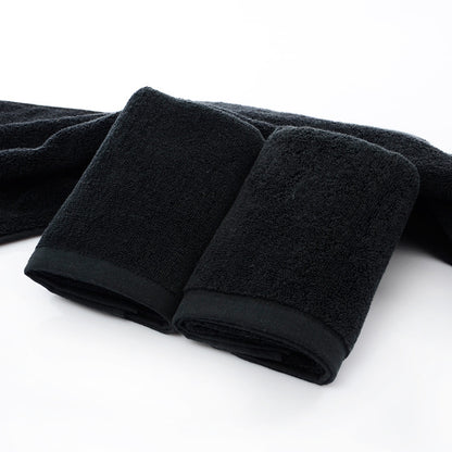 Serviette en Coton Noir