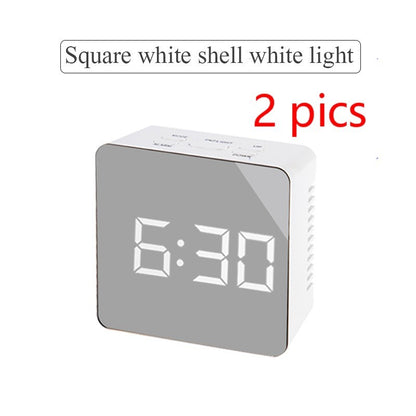 Horloge LED Multifonction avec Miroi