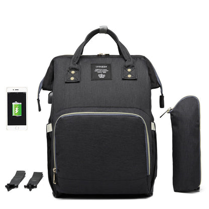 LEQUEEN Multifunctional Diaper Bag