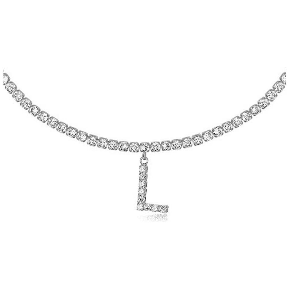 Collier Lettres en Diamant