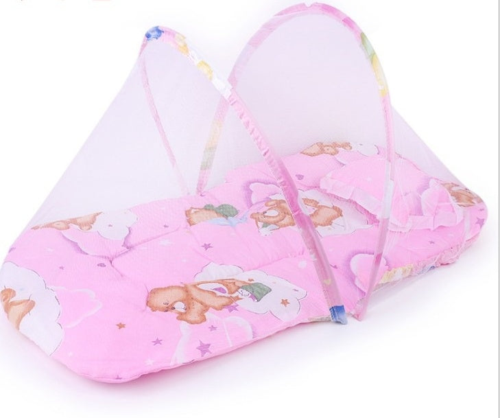 Lit Bébé Pliable avec Moustiquaire