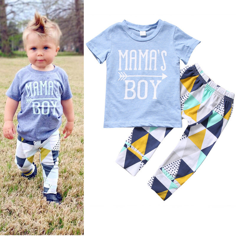 2 Piece Boy's Set - T-Shirt + Pants