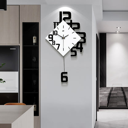 Horloge Murale Numérique Personnalisée