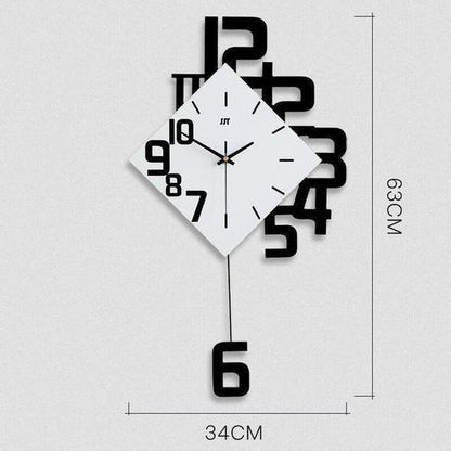 Horloge Murale Numérique Personnalisée