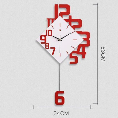 Horloge Murale Numérique Personnalisée