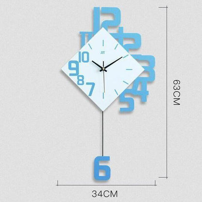 Horloge Murale Numérique Personnalisée