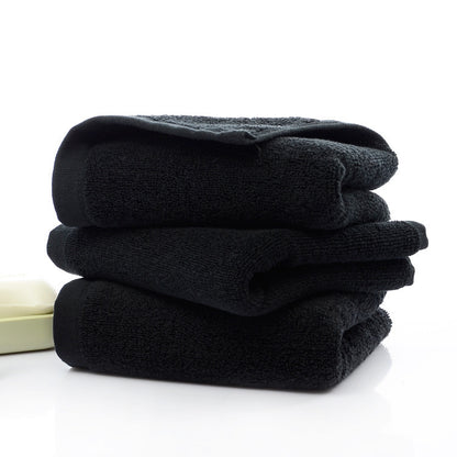 Serviette en Coton Noir