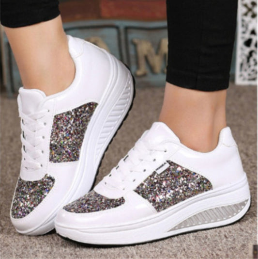 Women's Sequined Sneakers